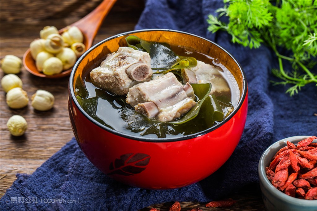 排骨海带汤摄影餐饮美食图片中华美食 第1页