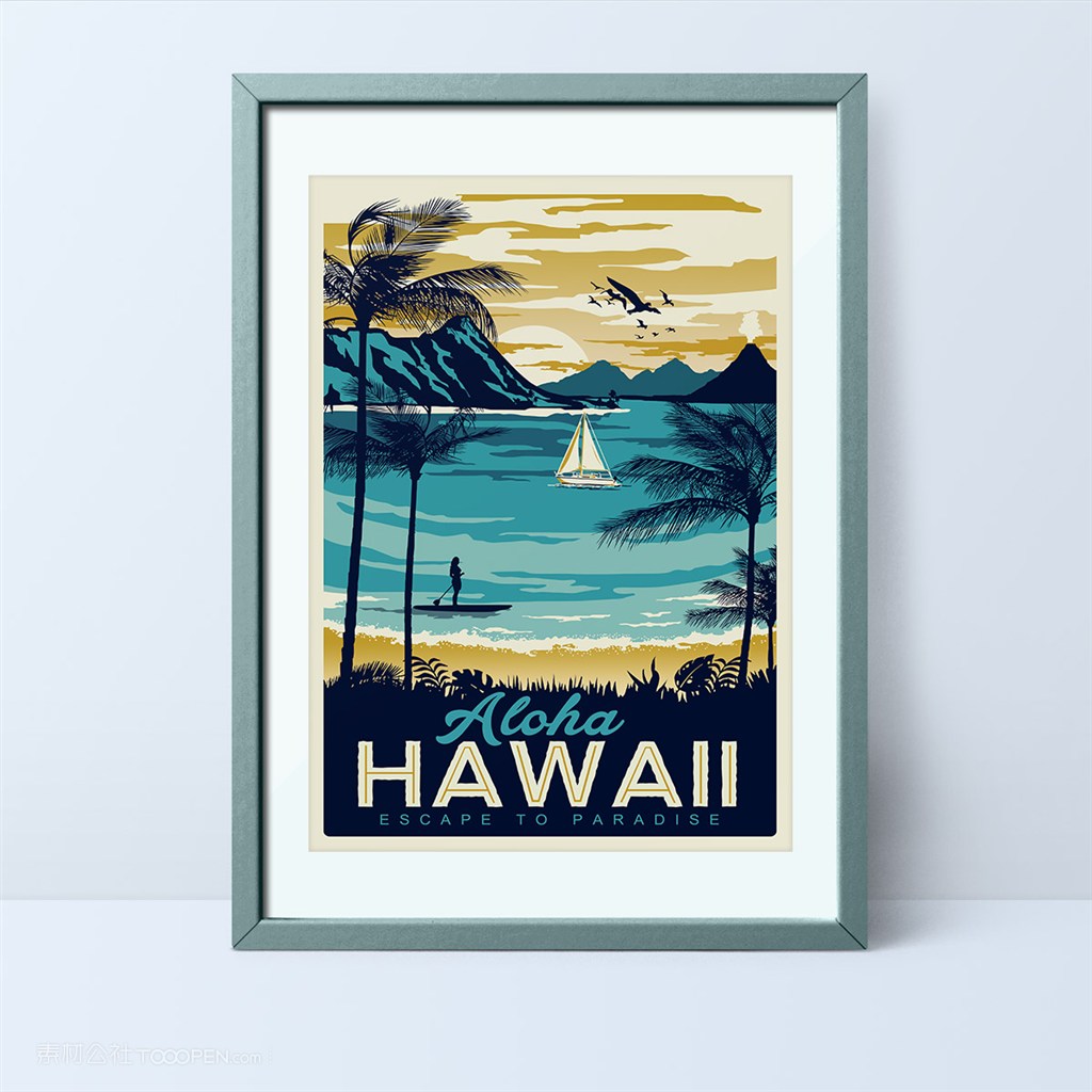 hawaii-夏威夷岛旅行风光风景装饰画 第1页